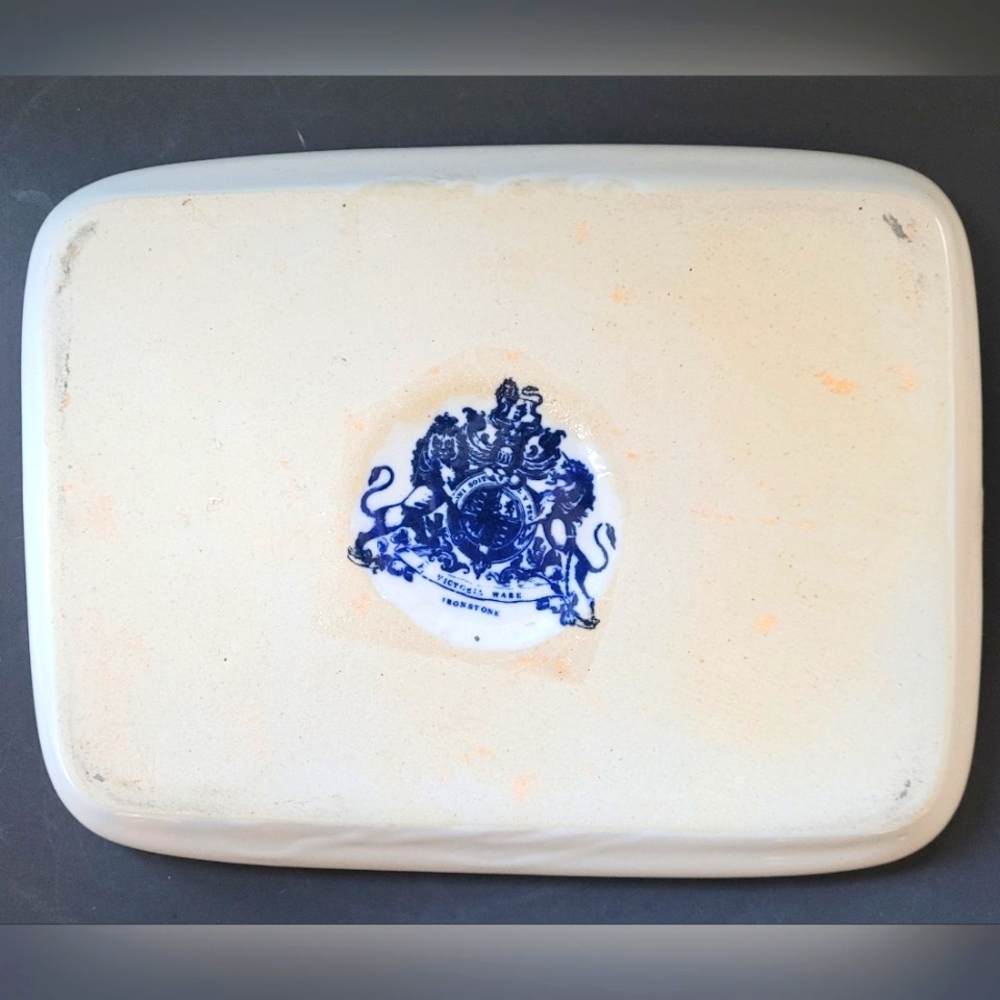 Antique Victoria Ware Cheese Dish - Picture 7 of 12